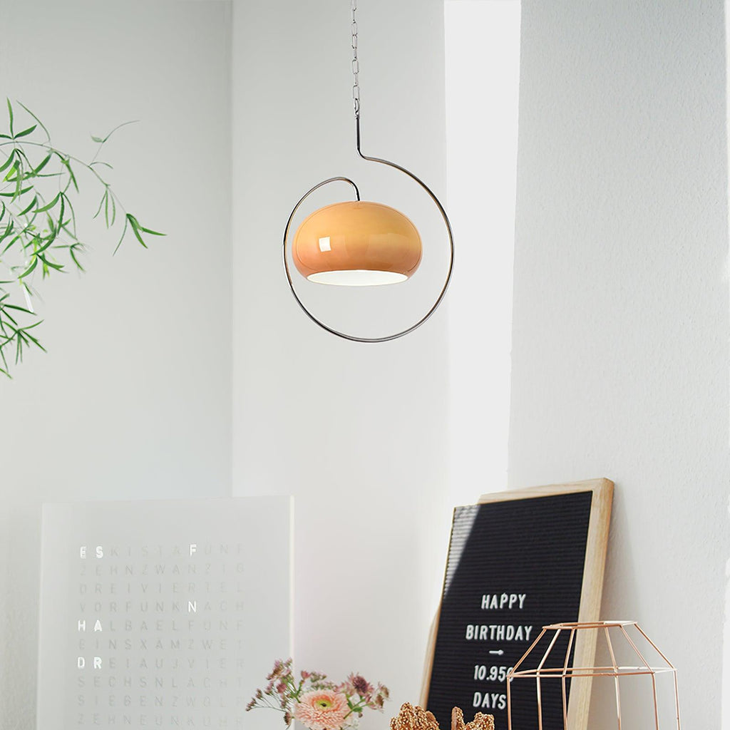 Celesticel Glass Retro Pendant Light