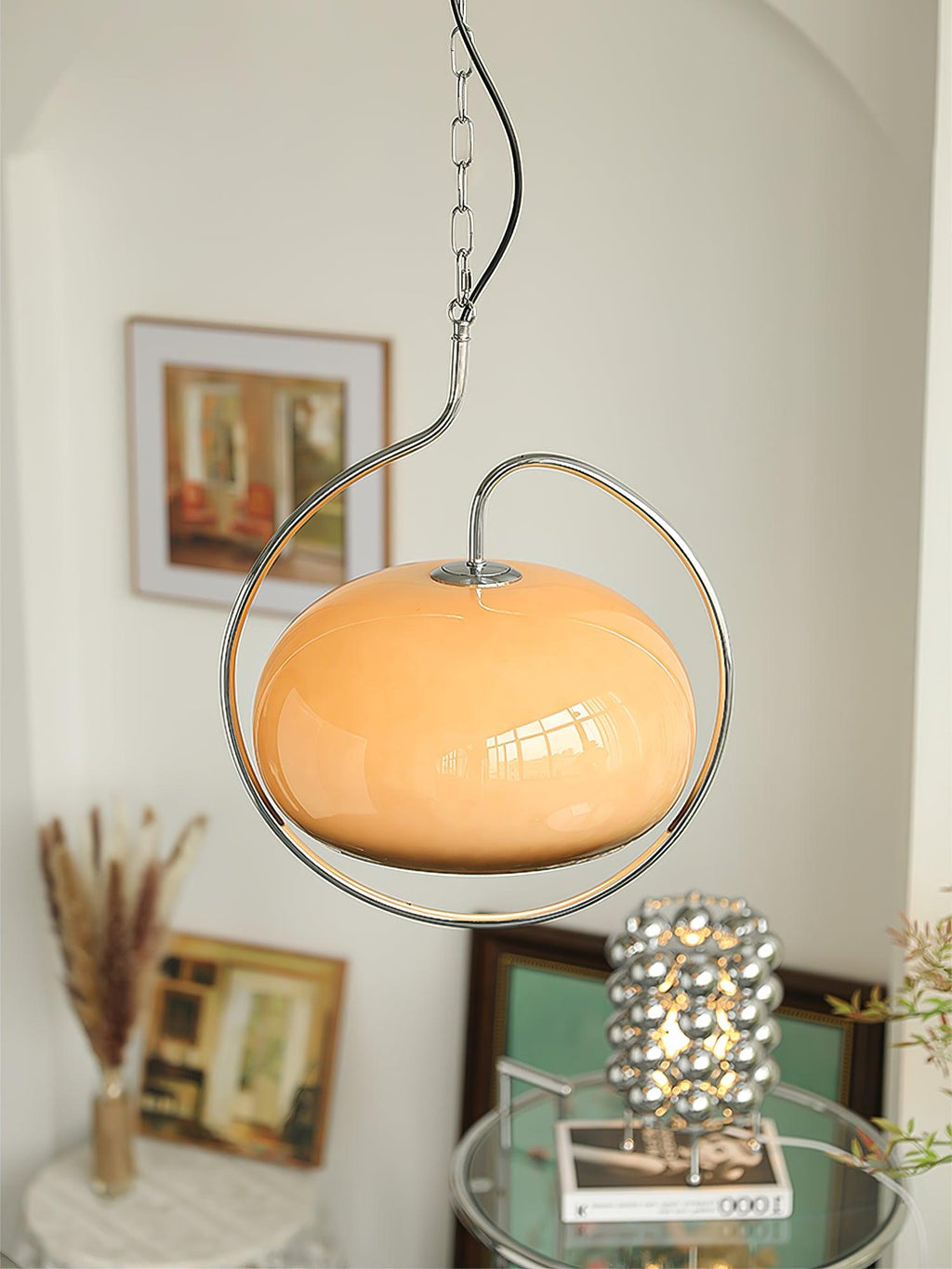 Celesticel Glass Retro Pendant Light