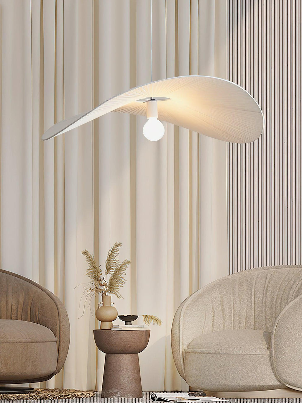 Lustra Pendant Lamp Wave Natural