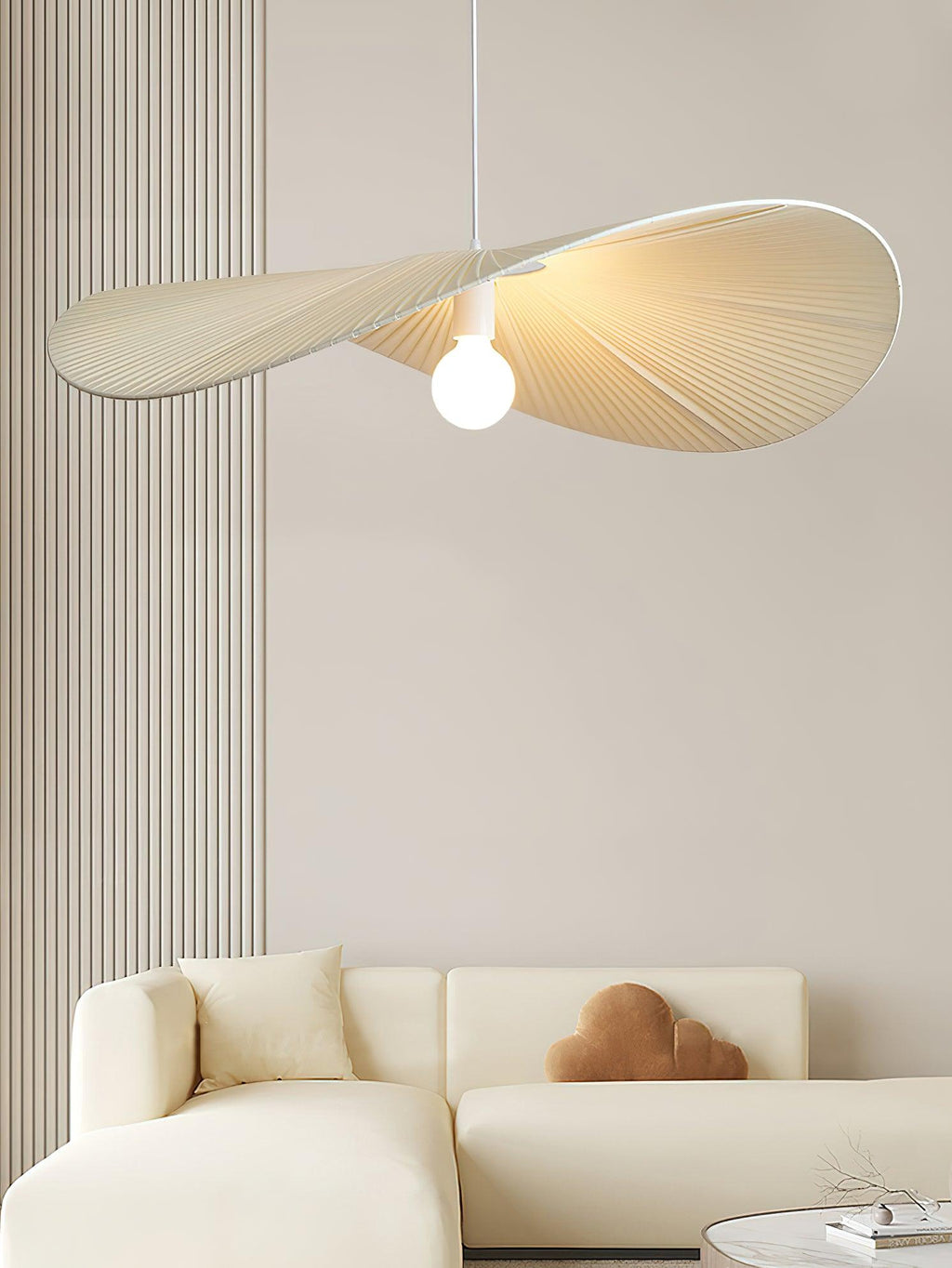 Lustra Pendant Lamp Wave Natural