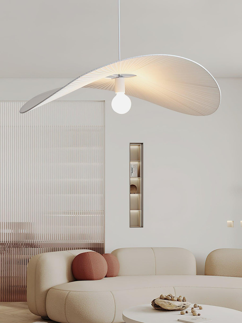 Lustra Pendant Lamp Wave Natural