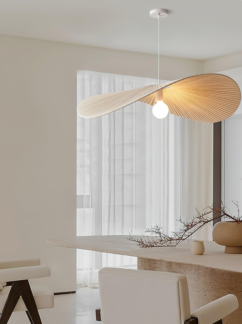 Lustra Pendant Lamp Wave Natural