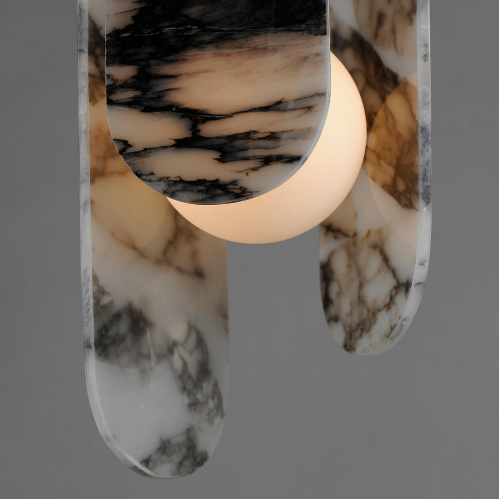 Cevynarae Modern Minimalist Marble Glass Pendant Lamp