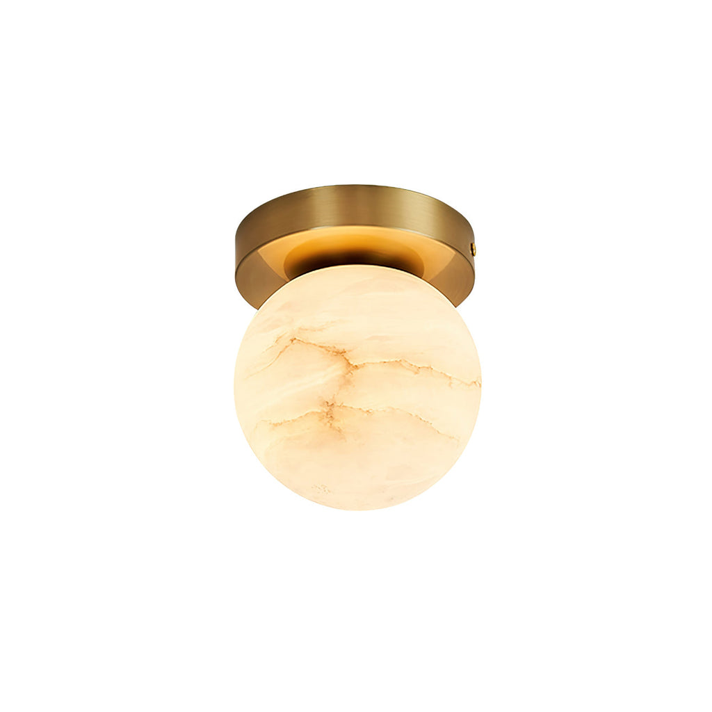 Cedoria Modern Minimalist Alabaster Ceiling Light