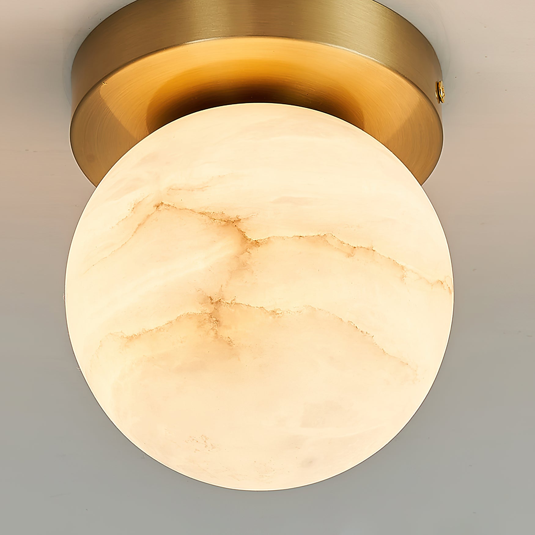 Cedoria Modern Minimalist Alabaster Ceiling Light