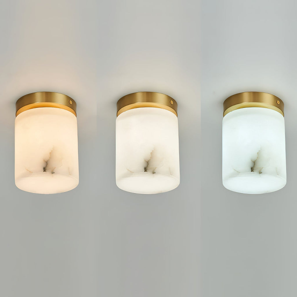 Cedoria Modern Minimalist Alabaster Ceiling Light