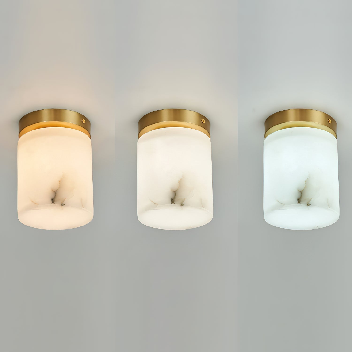 Cedoria Modern Minimalist Alabaster Ceiling Light