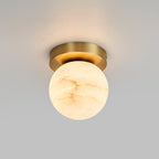 Cedoria Modern Minimalist Alabaster Ceiling Light