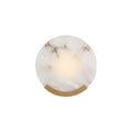 Avsolisra Modern Minimalist Round Alabaster Wall Lamp