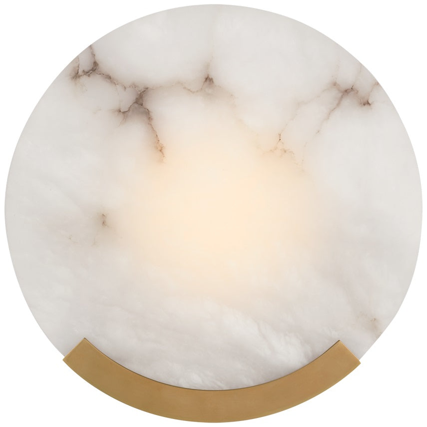 Avsolisra Modern Minimalist Round Alabaster Wall Lamp