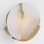 Avsolisra Modern Minimalist Round Alabaster Wall Lamp
