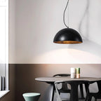 Pendant Lamp Travertine Dome Shade Industrial Chic Soft Glow