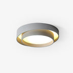 Arisha Ceiling Lamp Double Ring Gray & Black & White Cylinder Shape - image 21