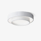 Arisha Ceiling Lamp Double Ring Gray & Black & White Cylinder Shape - image 12