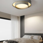 Lustra Ceiling Light Double Layers Modern Cylinder