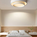 Lustra Ceiling Light Double Layers Modern Cylinder