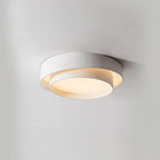 Arisha Ceiling Lamp Double Ring Gray & Black & White Cylinder Shape - image 14