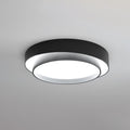 Arisha Ceiling Lamp Double Ring Gray & Black & White Cylinder Shape - Letslighting