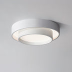 Arisha Ceiling Lamp Double Ring Gray & Black & White Cylinder Shape - image 10