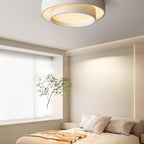 Lustra Ceiling Light Double Layers Modern Cylinder