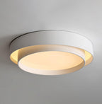 Arisha Ceiling Lamp Double Ring Gray & Black & White Cylinder Shape - image 13