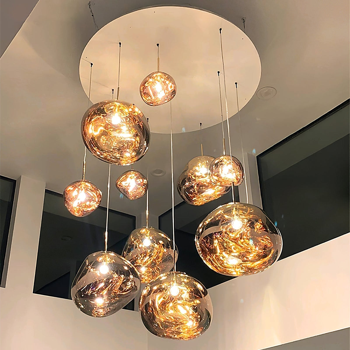 Solara Pendant Lamp Irregular Cluster Sculptural
