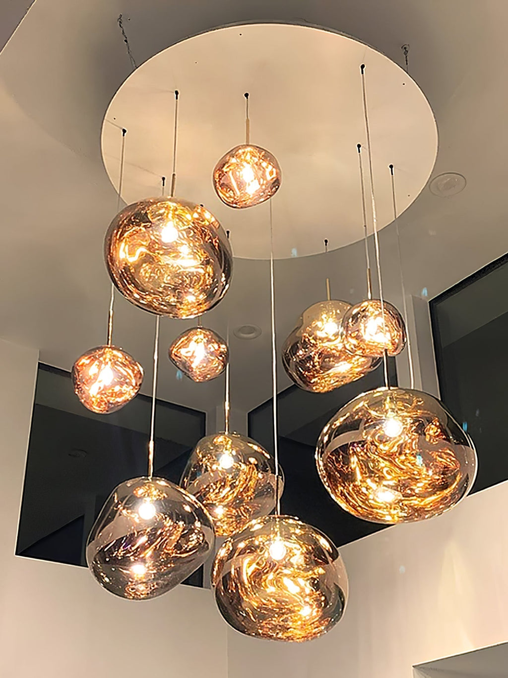 Solara Pendant Lamp Irregular Cluster Sculptural