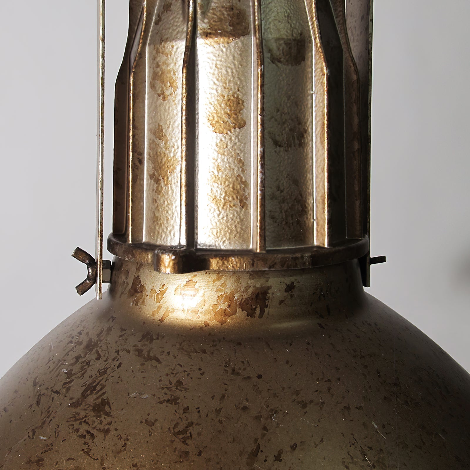 Coshae Vintage Industrial Glass Pendant Light