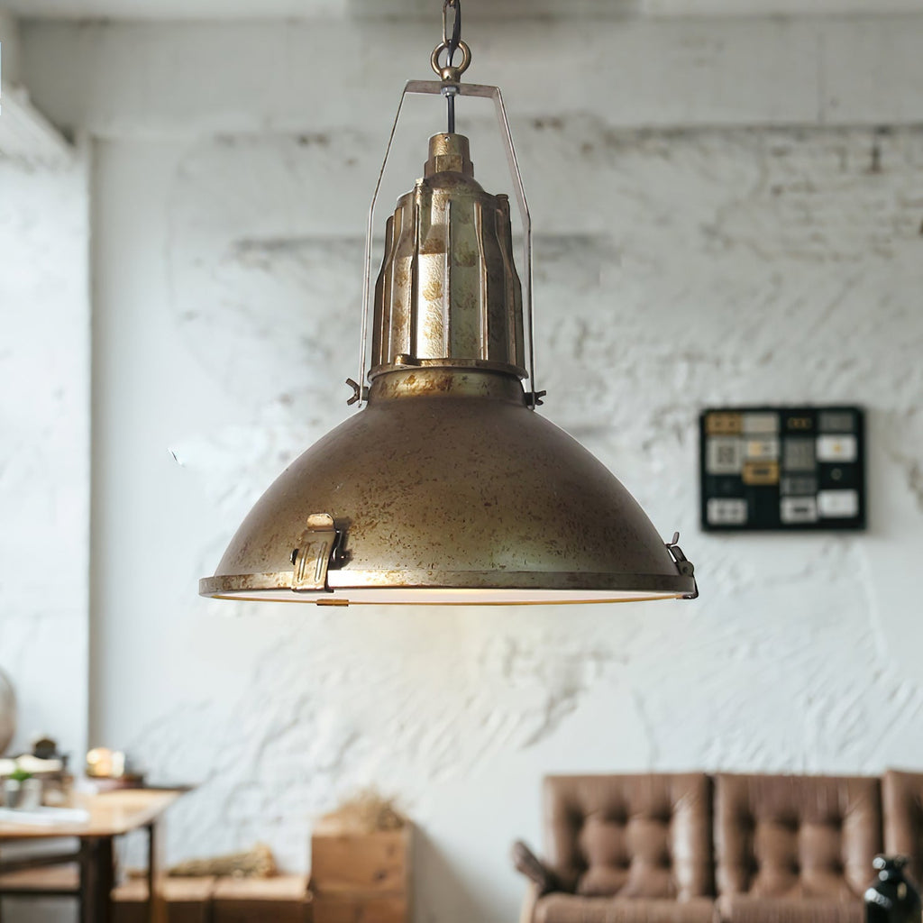 Coshae Vintage Industrial Glass Pendant Light