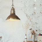 Coshae Vintage Industrial Glass Pendant Light