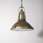 Coshae Vintage Industrial Glass Pendant Light