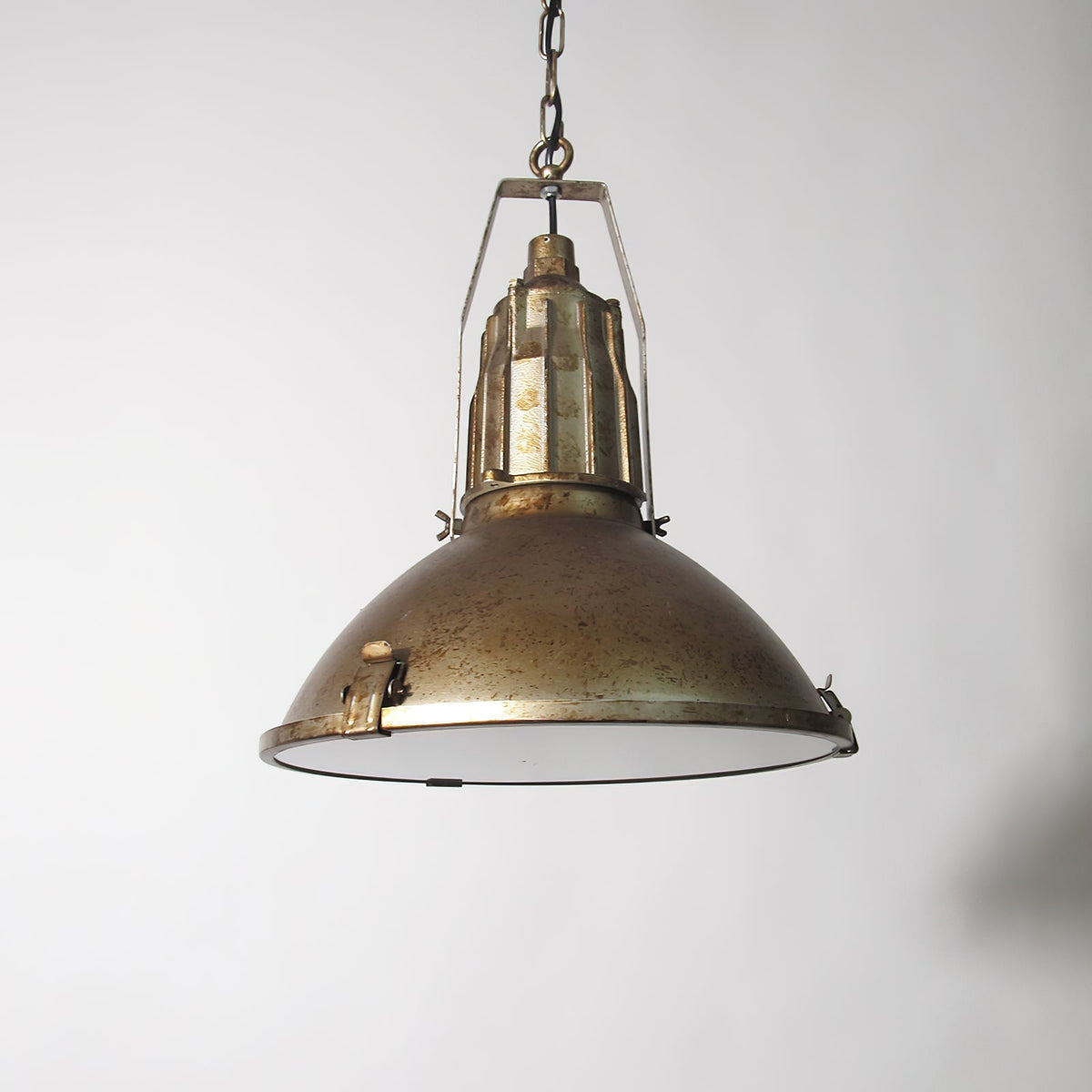 Coshae Vintage Industrial Glass Pendant Light