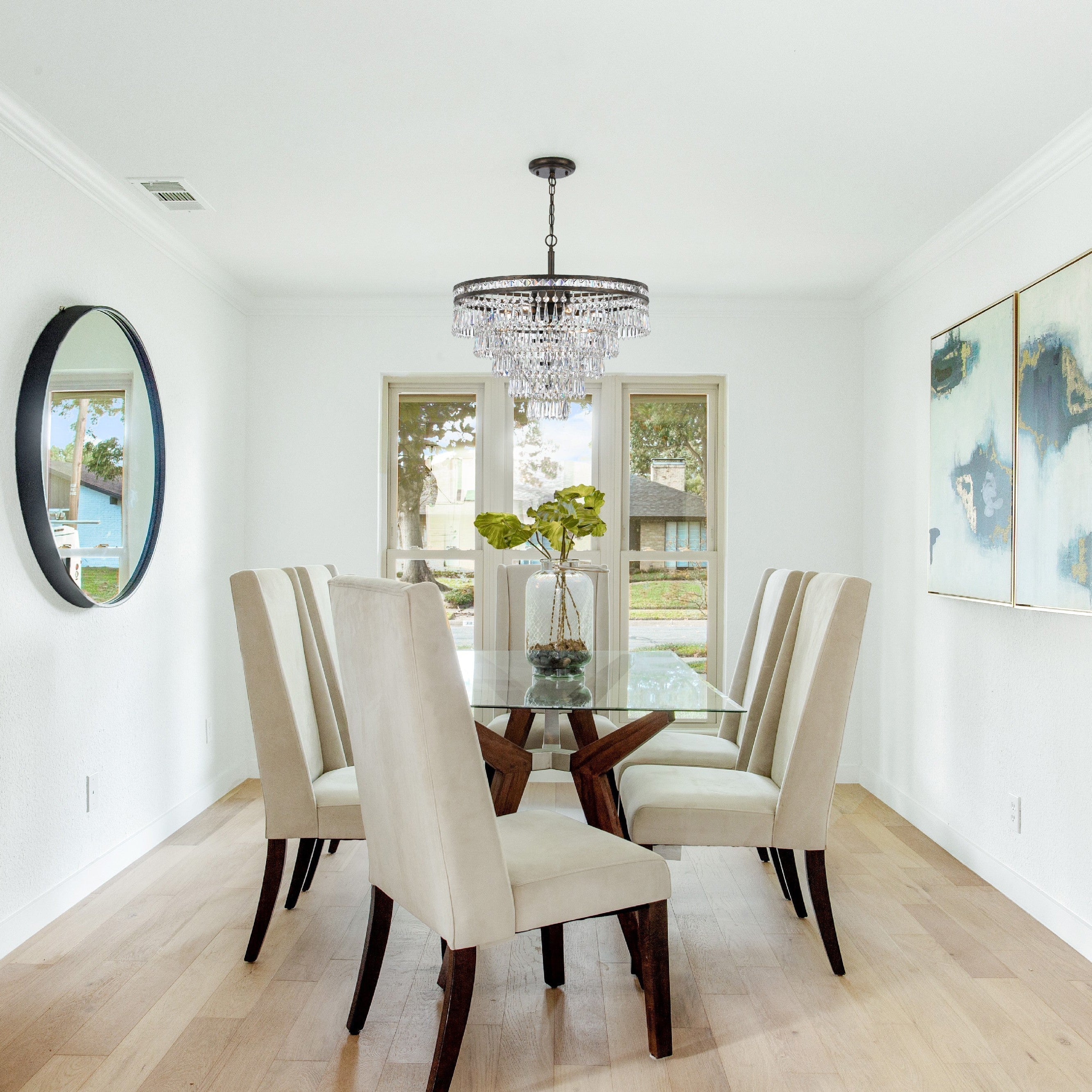 Eurvaryra Postmodern Luxury Crystal Chandelier