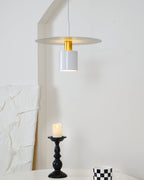 Solara Pendant Lamp Cylinder Disc Industrial