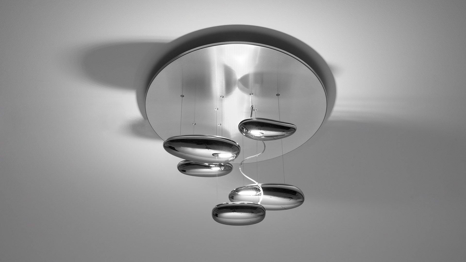 Lustra Ceiling Lamp Aluminum Pebble