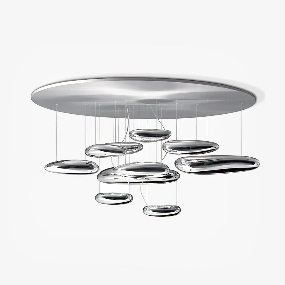 Lustra Ceiling Lamp Aluminum Pebble