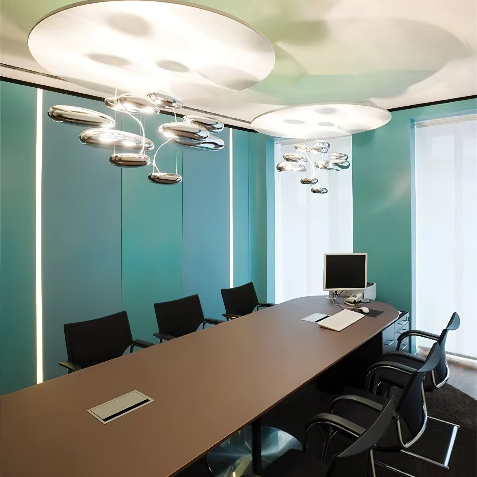 Lustra Ceiling Lamp Aluminum Pebble