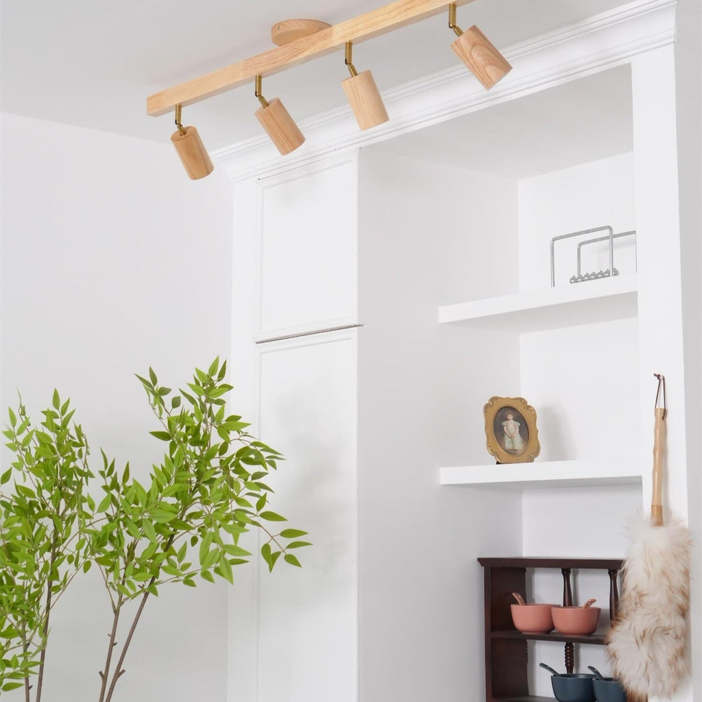Aim Classical Wood Track Lighting Spotlight - image 2
