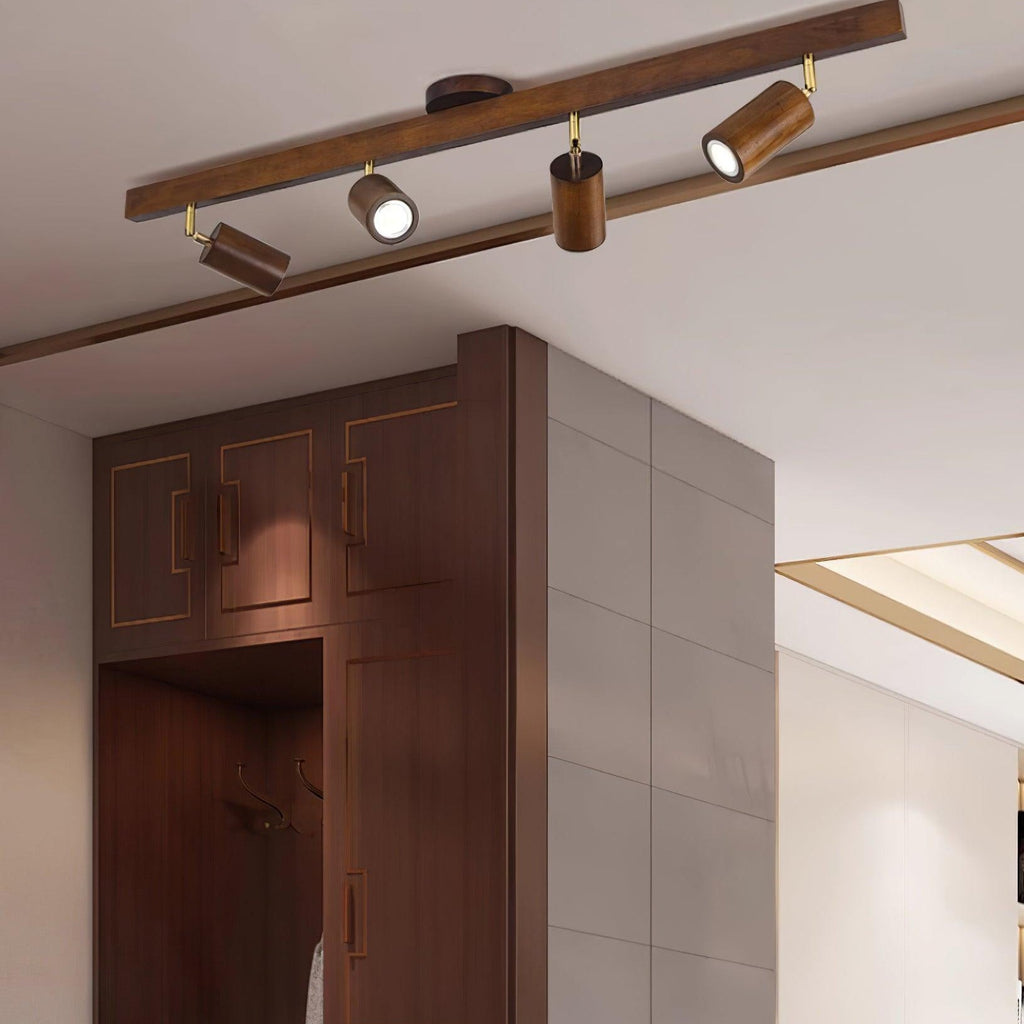 Aim Classical Wood Track Lighting Spotlight - image 8