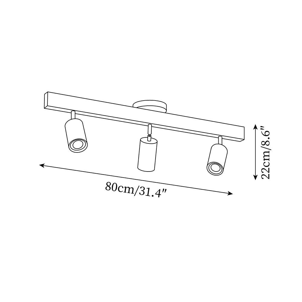 Aim Classical Wood Track Lighting Spotlight - image 5