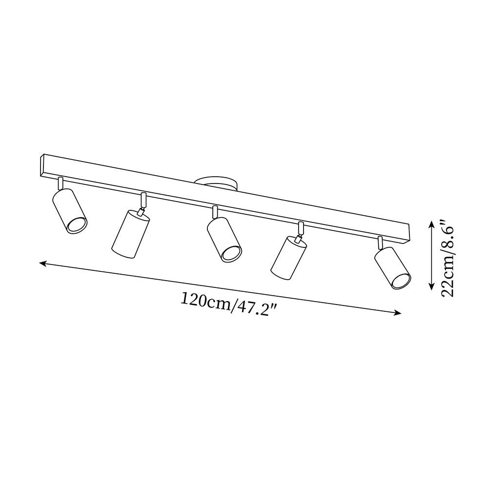 Aim Classical Wood Track Lighting Spotlight - image 10