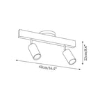 Aim Classical Wood Track Lighting Spotlight - image 4