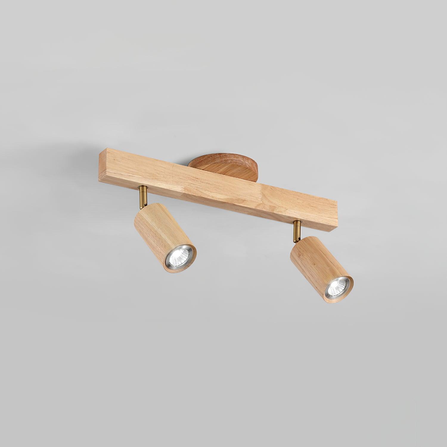 Aim Classical Wood Track Lighting Spotlight - Letslighting