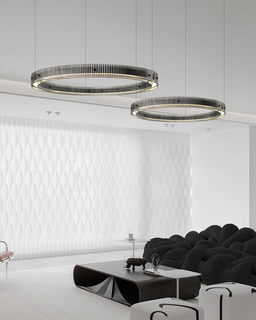 Lustra Chandelier Ring Minimalist LED