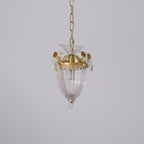 Pendant Lamp Vintage Glamour Crystal Drops Dining Table Accent