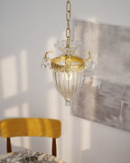 Pendant Lamp Vintage Glamour Crystal Drops Dining Table Accent