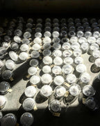 Chandelier Mesh Glass Orbs Cluster Frame Modern Minimalist