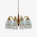 Aurora Chandelier Tassel Glass Vintage