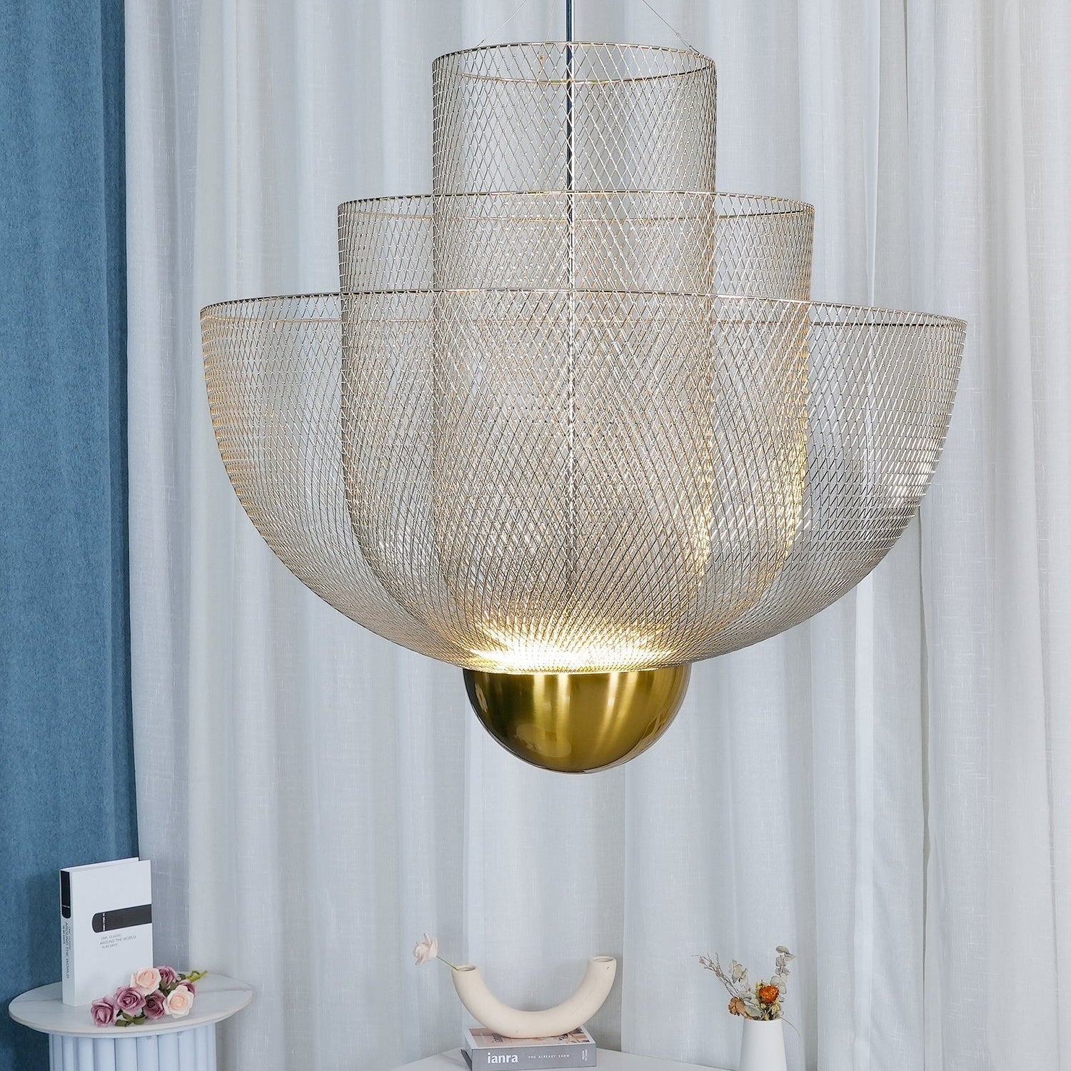 Lustra Chandelier Meshmatics Hanging Radiant