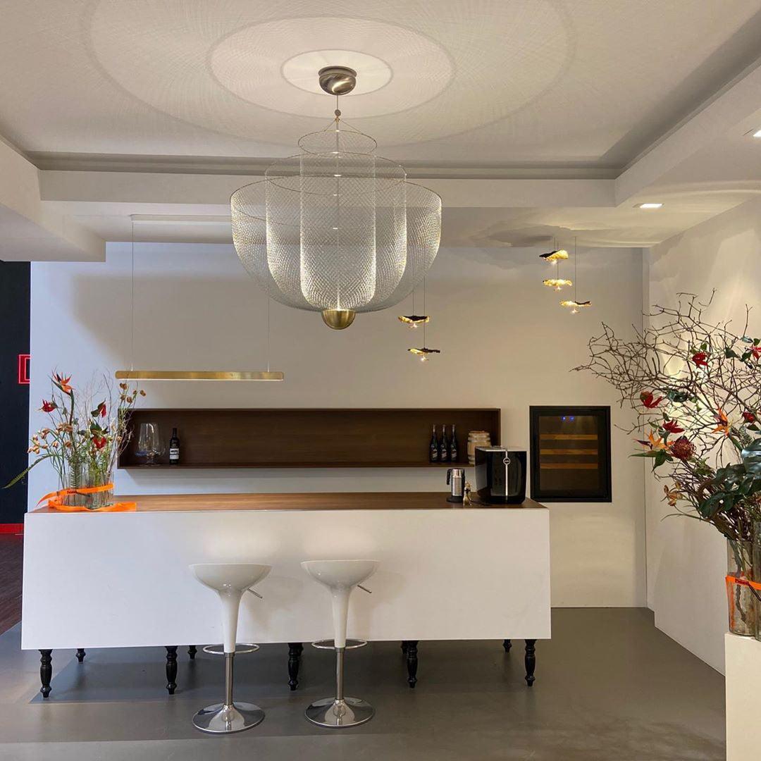 Lustra Chandelier Meshmatics Hanging Radiant
